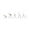 Židlička CYBEX Click & Fold 2025, all white
