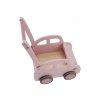 Chodítko LITTLE DUTCH Auto dřevěné 2025, pink