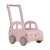 Chodítko LITTLE DUTCH Auto dřevěné 2025, pink