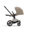 29481 3 kocarek cybex e priam chrome black seat pack 2024 vcetne korby cozy beige