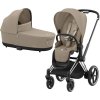 29481 kocarek cybex e priam chrome black seat pack 2024 vcetne korby cozy beige