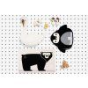 Truhla na hračky 3 SPROUTS, bear black