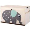 Truhla na hračky 3 SPROUTS, elephant gray