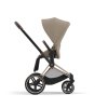 30459 2 kocarek cybex priam chrome brown seat pack 2024 vcetne korby cozy beige