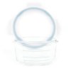 Skleněné misky s víčky BO JUNGLE B-Glass Bowls 280ml 2025, white/grey/blue