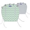 Sluneční clona DOOKY Reversible 2025, mint/grey chevron