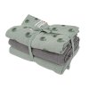Multifunkční plenka LODGER Swaddler Flame Tribe 70x70 cm 3ks 2025, silt green
