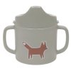 Dětský hrneček s pítkem LÄSSIG Sippy Cup PP/Cellulose 2024, little forest fox
