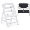 Jídelní židle HAUCK Alpha+ set 2v1 2025, white + melange charcoal