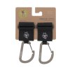 Háčky LÄSSIG Casual Stroller Hooks with Carabiner 2026, black