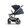 Kočárek CYBEX Balios S Lux 2024, ocean blue (silver frame)