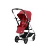 Kočárek CYBEX Eezy S Twist+2 2023, hibiscus red (silver frame)