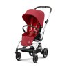 Kočárek CYBEX Eezy S Twist+2 2023, hibiscus red (silver frame)