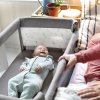 Postýlka JOIE Roomie Glide 2026, foggy gray