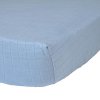 Prostěradlo LODGER Slumber Solid do kolébky 40x80 cm 2024, blue fogg