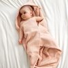 Ručník s kapucí LÄSSIG Muslin/Terry Hooded Towel 2024, dots peach rose