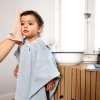 Mycí rukavice LÄSSIG Muslin Wash Glove Set 3 pcs 2024, petrol green