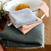 Žínky LÄSSIG Muslin/Terry Washcloth Set 3 pcs 2024, powder blue