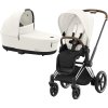 37935 37935 kocarek cybex e priam chrome brown seat pack 2024 vcetne korby off white