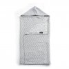 Mušelínová osuška s kapucí KIPKEP Blanker 2025, silver grey