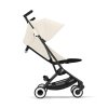 Kočárek CYBEX Libelle 2024, black frame - canvas white