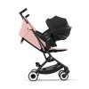 Kočárek CYBEX Libelle 2024, black frame - candy pink
