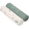Bambusové pleny LÄSSIG Swaddle Heavenly Soft 120x120 cm 2ks 2024, Gard. Explo. boys