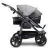 Kočárek TFK Duo Stroller Air Wheel Premium včetně Duo Combi Premium + ZDARMA adaptér pro autosedačky, 415 grey  + ZDARMA adaptér pro autosedačky