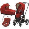 Kočárek CYBEX Set Priam Rosegold Seat Pack včetně Cloud Z i-Size PLUS, autumn gold