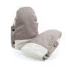 Rukavice ke kočárku BABYSTYLE egg 2025, houndstooth almond