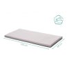 Cestovní postýlku FILLIKID Paris 2024, lightgrey melange