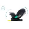 Autosedačku FILLIKID Luca 360° 2026, black-grey