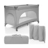 Cestovní postýlka ZOPA Lely 2025, silver grey