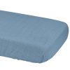 Prostěradlo LODGER Slumber Solid do kolébky 40x80 cm 2020, ocean
