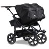 Kočárek TFK Set duo2 frame 2025 - air chamber wheel + carrycot + seat, black