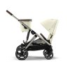 Kočárek CYBEX Gazelle S 2024, seashell beige (taupe frame)