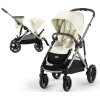 Kočárek CYBEX Gazelle S 2024, seashell beige (taupe frame)