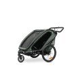 Cyklovozík HAUCK Bike N Walk Duo 3v1 2025, dark green