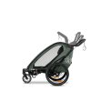 Cyklovozík HAUCK Bike N Walk Duo 3v1 2025, dark green
