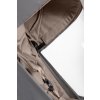 Sandy taupe Joolz Aer2 Seat Raincover From Above Close Up 1