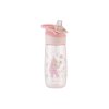 Hrnek se silikonovým pítkem KIKKABOO 450ml 12m+ Music Fest 2025, pink