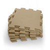 Pěnová podložka ZOPA Puzzle 30x30 cm 9ks 2026, hazel brown