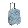 Dětský kufr LÄSSIG Trolley 2026, pattern party blue