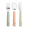Dětský příbor LÄSSIG Cutlery with Silicone Handle 3pcs 2026, happy fruits cherry