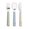 Dětský příbor LÄSSIG Cutlery with Silicone Handle 3pcs 2026, happy fruits lemon
