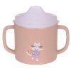 Dětský hrneček s pítkem LÄSSIG Sippy Cup PP/Cellulose 2026, tiny team cat