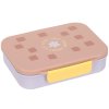 Svačinový box LÄSSIG Lunchbox Bento 2026, pattern party rose/lilac