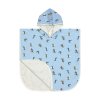 Koupací pončo LÄSSIG Beach Poncho 2026, crocodile sky blue