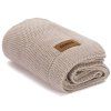 01 taupe Pletená dětská deka Knit
