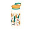 01 Forest Plastová láhev s pítkem Glow Kids 580 ml